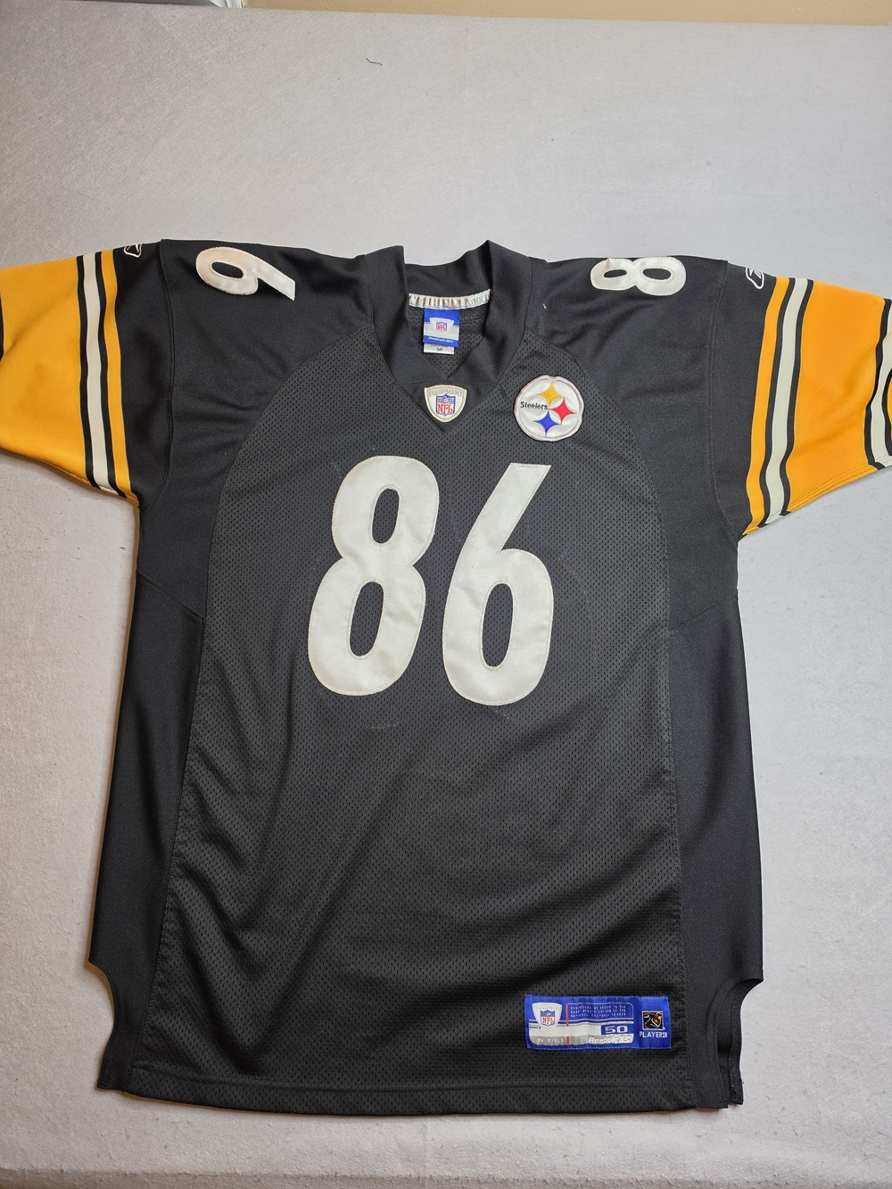 Hines Ward #86 Steelers Reebok NFL Stitched Jersey - 2000s Era - Size Large